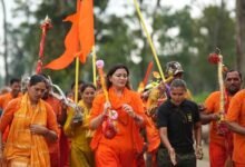 151 किमी कांवड़ यात्रा का चौथा दिन: भावना बोहरा संग मोहतरा पहुंची यात्रा, जगह-जगह पुष्पवर्षा से स्वागत, गूंजे हर-हर महादेव के जयकारे