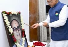 मुख्यमंत्री विष्णु देव साय ने स्वर्गीय कुशाभाऊ ठाकरे की जयंती पर उन्हें किया नमन