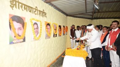 झीरम घाटी पहुंचे विजय शर्मा ने शहीदों को किया नमन: पौधारोपण कर परिजनों से मिले, बोले- बस्तर अब खुली हवा में सांस ले रहा