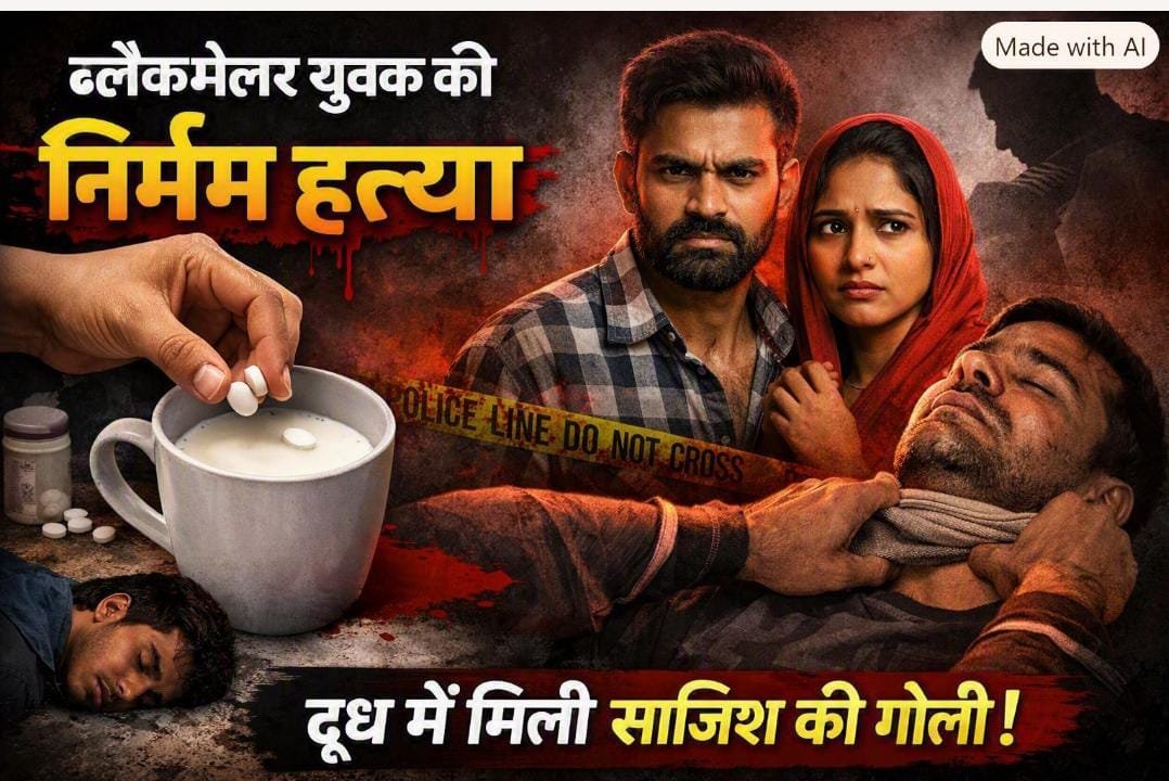 लोरमी में पति-पत्नी ने मिलकर रची हत्या की साजिश: पहले दूध में मिलाई नींद की गोलियां, फिर युवक का गला घोंटकर शव फेंका