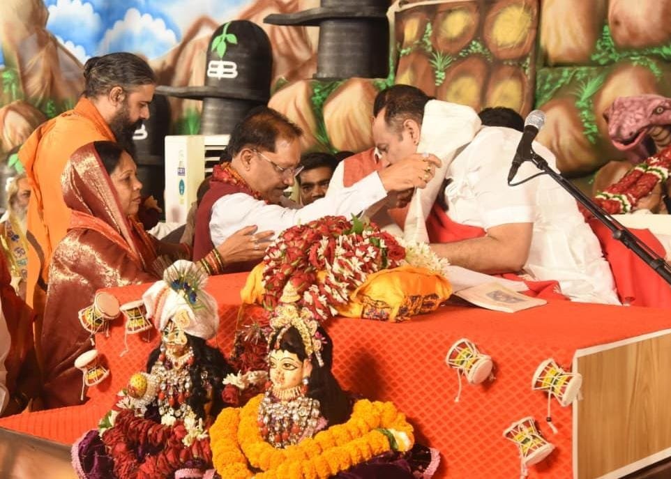भिलाई में शिव महापुराण कथा में पहुंचे CM साय: बोले- छत्तीसगढ़ के कण-कण में महादेव, 5 शक्तिपीठ चारधाम की तर्ज पर विकसित होंगे