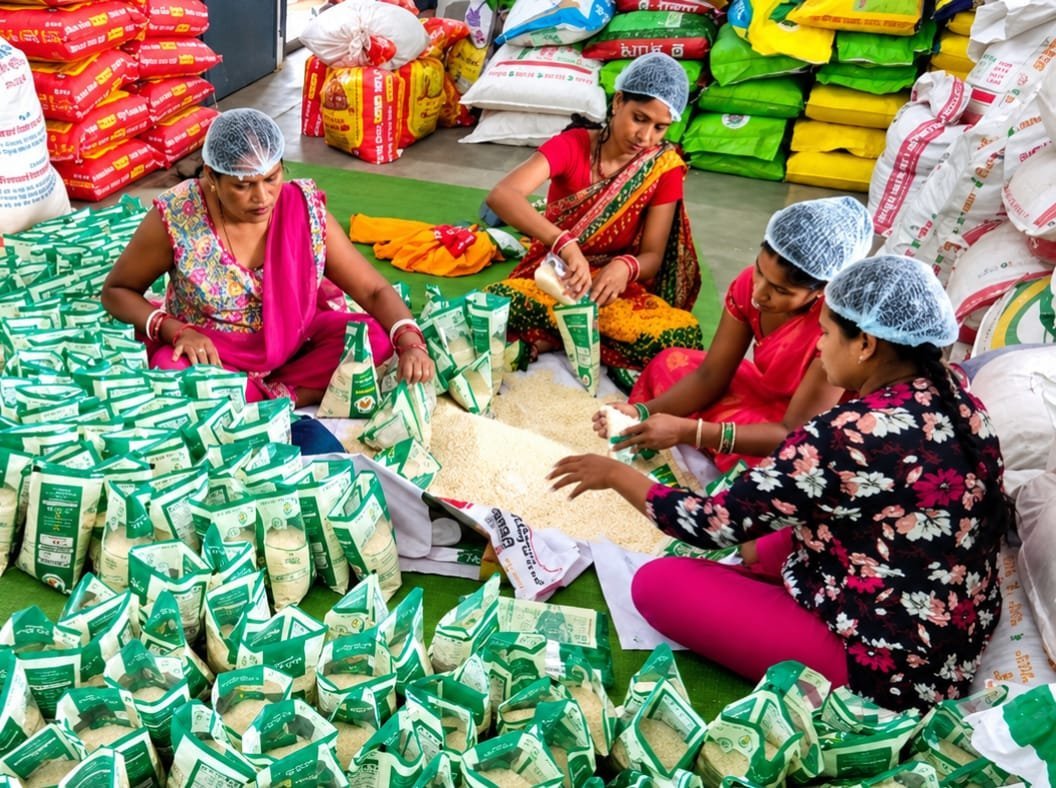 विष्णुभोग चावल से जीपीएम को नई पहचान: 1500 किसान 600 एकड़ में कर रहे खेती, महिलाओं ने 2 टन चावल बेचकर कमाया 1 लाख विष्णुभोग चावल से जीपीएम को नई पहचान: 1500 किसान 600 एकड़ में कर रहे खेती, महिलाओं ने 2 टन चावल बेचकर कमाया 1 लाख