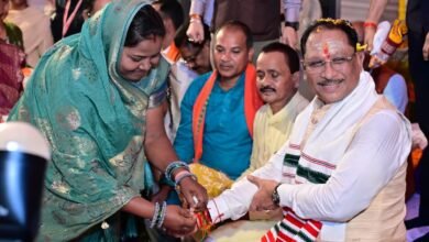 पंडरीपानी में बहनों ने CM साय को बांधी राखी : ₹64 लाख के विकास कार्यों का लोकार्पण, दानी मोड़ा सड़क को ₹3.23 करोड़ मंजूर