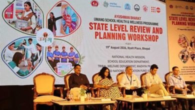 आयुष्मान भारत उमंग स्कूल हेल्थ एंड वेलनेस कार्यक्रम की राज्य स्तरीय समीक्षा कार्यशाला का हुआ आयोजन