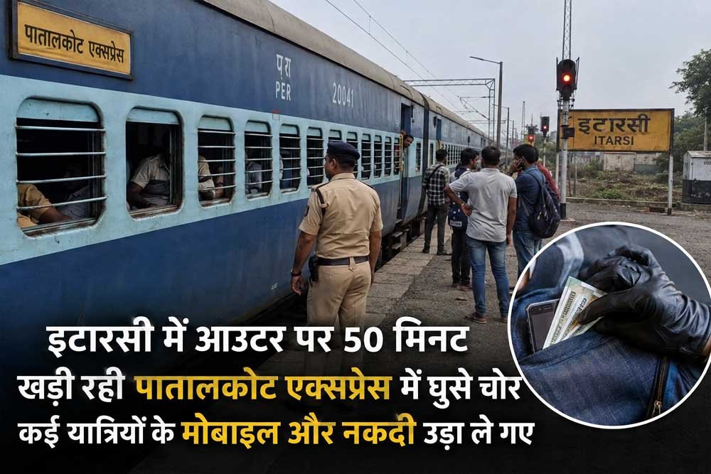 पातालकोट एक्सप्रेस में चोरों का आतंक, यात्रियों के मोबाइल और नकदी लेकर फरार पातालकोट एक्सप्रेस में चोरों का आतंक, यात्रियों के मोबाइल और नकदी लेकर फरार