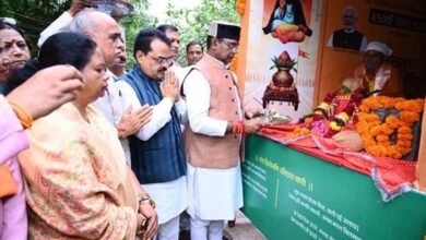 मंत्री  विश्वास सारंग ने भोपाल जिले में कलश वंदन यात्रा का किया शुभारंभ
