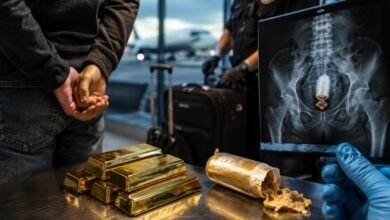 Gold Smuggling : मलाशय में छिपाया लाखों का सोना, एयरपोर्ट पर पकड़ी गई चोरी