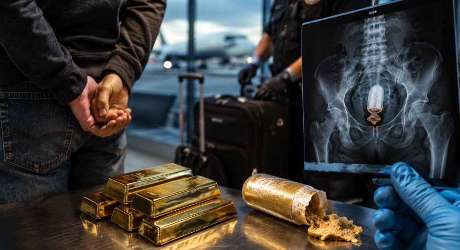 Gold Smuggling : मलाशय में छिपाया लाखों का सोना, एयरपोर्ट पर पकड़ी गई चोरी