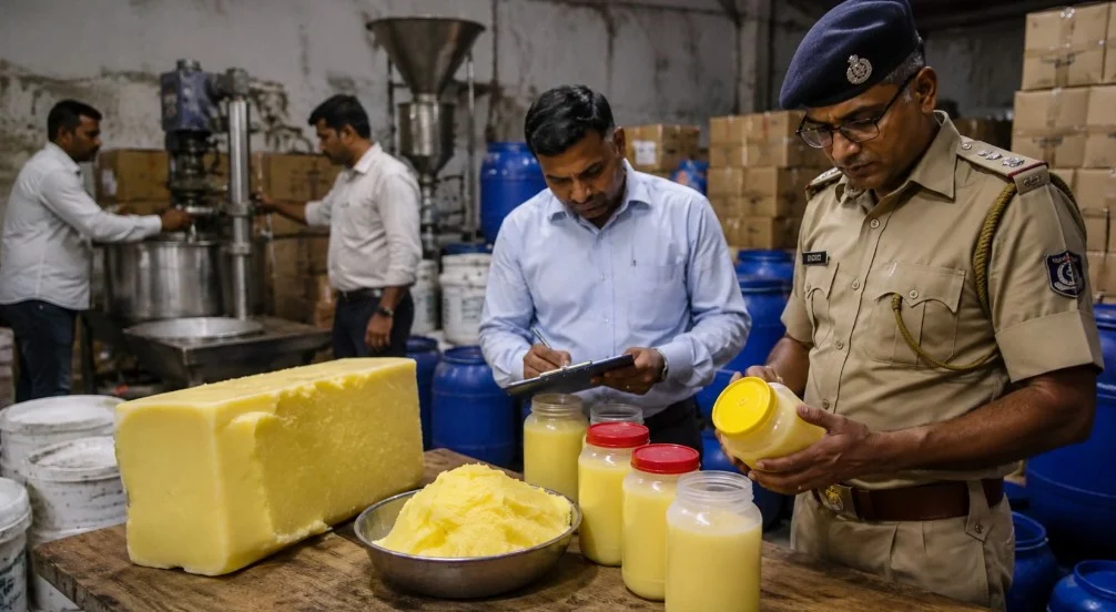 1.24 करोड़ का नकली घी घोटाला! 2 साल बाद शिकंजा:, सेहत से खिलवाड़ पर एक्शन 1.24 करोड़ का नकली घी घोटाला! 2 साल बाद शिकंजा:, सेहत से खिलवाड़ पर एक्शन
