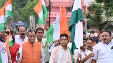 हाथों में तिरंगा, दिल में भारत मातारू बलौदाबाजार में गूंजा वंदे मातरम