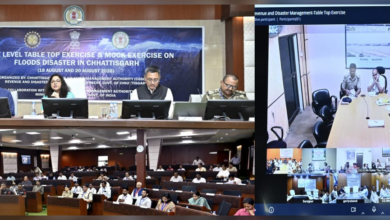 बाढ़ आपदा से निपटने की तैयारियों को मजबूत करने राज्य स्तरीय टेबल टॉप एक्सरसाइज हुई आयोजित