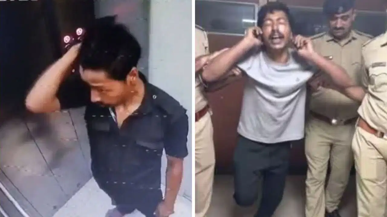 PG में छात्रा की गर्दन में तार बांधने वाला गार्ड गिरफ्तार, पुलिस एनकाउंटर में पकड़ा गया