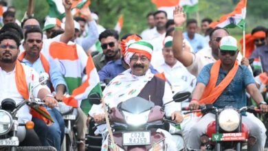 उप मुख्यमंत्री  साव के नेतृत्व में 14 गांवों में निकली भव्य तिरंगा यात्रा, गूंजा देशभक्ति का जयघोष