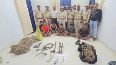बीजापुर के जंगलों में वन्यजीव शिकार पर शिकंजा : इंद्रावती टाइगर रिजर्व से 6 आरोपी गिरफ्तार, मांस बरामद