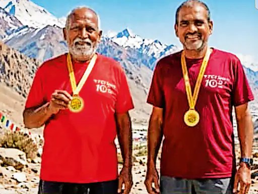 58 और 70 की उम्र में भी जज्बा कायम, कोंडागांव के दो बुजुर्ग धावक लद्दाख मैराथन में लगाएंगे दौड़