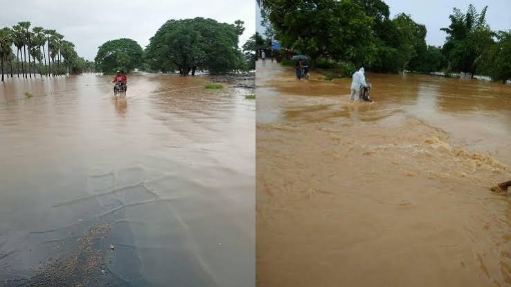 Water levels of Godavari and Sabari rivers rise; road connectivity to Konta affected.