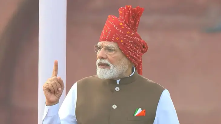 80वें स्वतंत्रता दिवस पर मोदी का बड़ा संदेश- भारत अब छोटे सपनों से नहीं चलेगा, 2047 तक विकसित राष्ट्र बनेगा