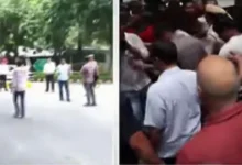 केजरीवाल का पीएम आवास मार्च रोका गया, पुलिस कार्रवाई के विरोध में AAP नेताओं का धरना
