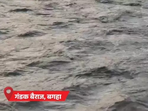 नेपाल में बाढ़, बिहार का गंडक बैराज 3 बार खोला:हर सेकेंड 79.3 लाख लीटर पानी निकल रहा; CM सम्राट बोले- खतरा अभी टला नहीं