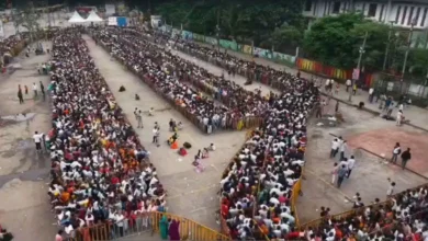 उज्जैन के नागचंद्रेश्वर मंदिर में करंट की अफवाह के बाद भगदड़, कई घायल… महाकाल मंदिर के ऊपर है ये मंदिर उज्जैन के नागचंद्रेश्वर मंदिर में करंट की अफवाह के बाद भगदड़, कई घायल… महाकाल मंदिर के ऊपर है ये मंदिर