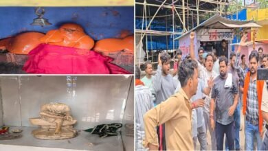 गुढ़ियारी थोक मार्केट में धार्मिक स्थल पर तोड़फोड़: शिव-हनुमान और साईं बाबा की प्रतिमाएं क्षतिग्रस्त; भारी पुलिस बल तैनात