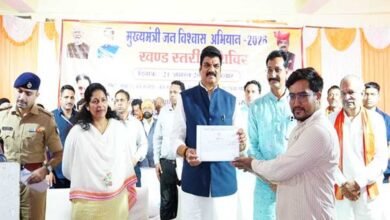 जैसीनगर में जनसमस्या समाधान शिविर, मंत्री  राजपूत की मौजूदगी में सुनी गई क्षेत्रवासियों की समस्याएं