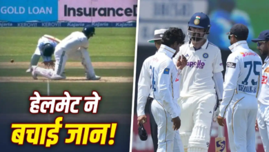 केएल राहुल का शॉट श्रीलंकाई खिलाड़ी के सिर पर लगा, मैदान से ले जाना पड़ा बाहर