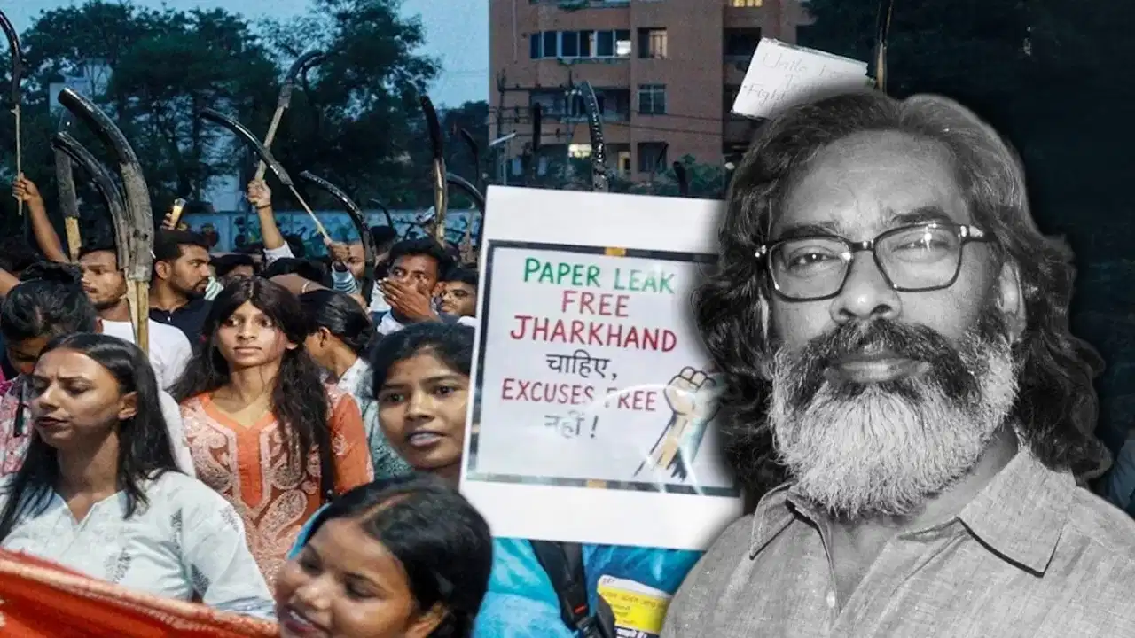 परीक्षा लीक: कैमरे के सामने मीटिंग पर अड़े छात्र, प्रदर्शनकारियों से बातचीत को तैयार झारखंड सरकार