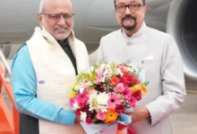 रायपुर एम्स के तीसरे दीक्षांत समारोह में पहुंचे उपराष्ट्रपति सीपी राधाकृष्णन, एयरपोर्ट पर राज्यपाल और डिप्टी सीएम ने किया भव्य स्वागत