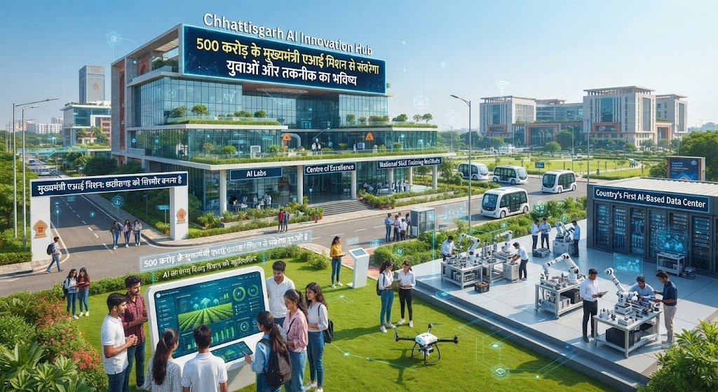 विशेष लेख – एआई क्षेत्र में नई उड़ान भरने को तैयार छत्तीसगढ़ : 500 करोड़ के मुख्यमंत्री एआई मिशन से संवरेगा युवाओं और तकनीक का भविष्य