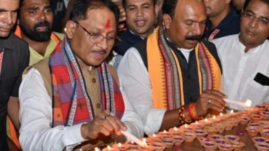 छत्तीसगढ़ में ‘आशीर्वाद के दीयों’ का भव्य आयोजन : 1.50 करोड़ से ज्यादा दीप प्रज्वलित; प्रधानमंत्री मोदी के लिए व्यक्त कीं शुभकामनाएं