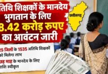 CG में अतिथि शिक्षकों के मानदेय के लिए 18.42 करोड़ जारी: 25 जिलों के 1535 शिक्षकों को छह महीने की राशि मिलेगी