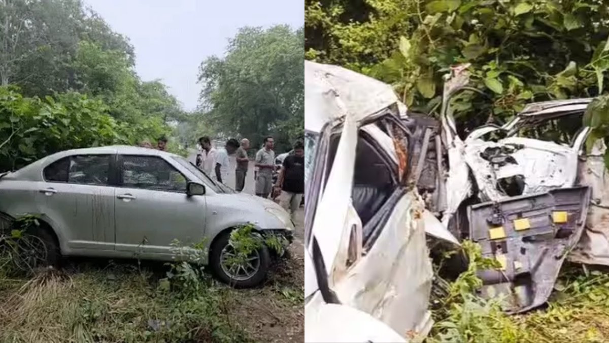 गणेश पंडाल की सजावट के बाद चाय पीने निकले किशोर, पेड़ से टकराई कार; 3 की मौत गणेश पंडाल की सजावट के बाद चाय पीने निकले किशोर, पेड़ से टकराई कार; 3 की मौत