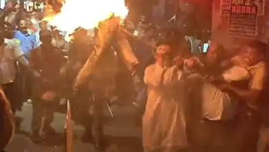 भिलाई में PM मोदी का पुतला फूंकने के दौरान सिपाही झुलसा, कांग्रेस कार्यकर्ताओं पर केस