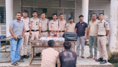 दमोह में नशे के कारोबार पर पुलिस का शिकंजा, 4 किलो से अधिक गांजे के साथ दो आरोपियों को किया गिरफ्तार