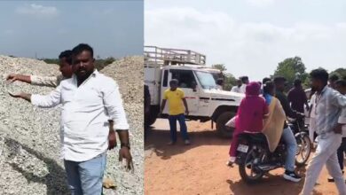 नीमच में 84 करोड़ की सड़क पर उठे सवाल, घटिया गिट्टी लगाने का आरोप, ग्रामीणों ने किया चक्का जाम