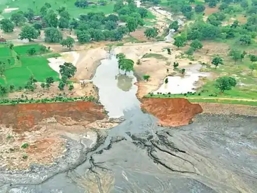 बारिश में बह गए करोड़ों के बांध, निर्माण की गुणवत्ता पर उठे सवाल; जांच में सामने आएगी नींव की हकीकत