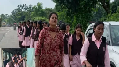 छात्राओं के पैदल मार्च के बाद प्रशासन का एक्शन, प्राचार्य हटाए गए; छात्रावास अधीक्षिका को नोटिस