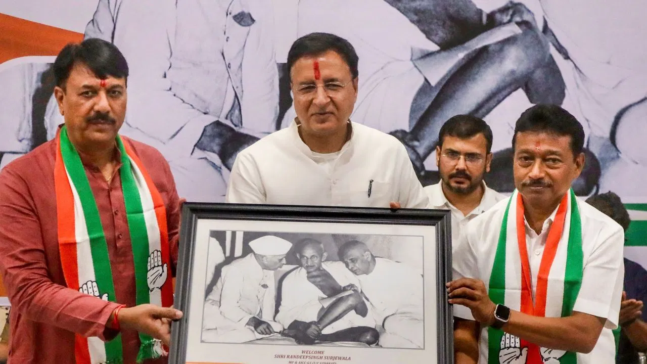 गुजरात फतह की तैयारी! प्रभारी बनते ही सुरजेवाला ने बनाया प्लान, कांग्रेस के लिए 3 मुद्दे किए फिक्स गुजरात फतह की तैयारी! प्रभारी बनते ही सुरजेवाला ने बनाया प्लान, कांग्रेस के लिए 3 मुद्दे किए फिक्स