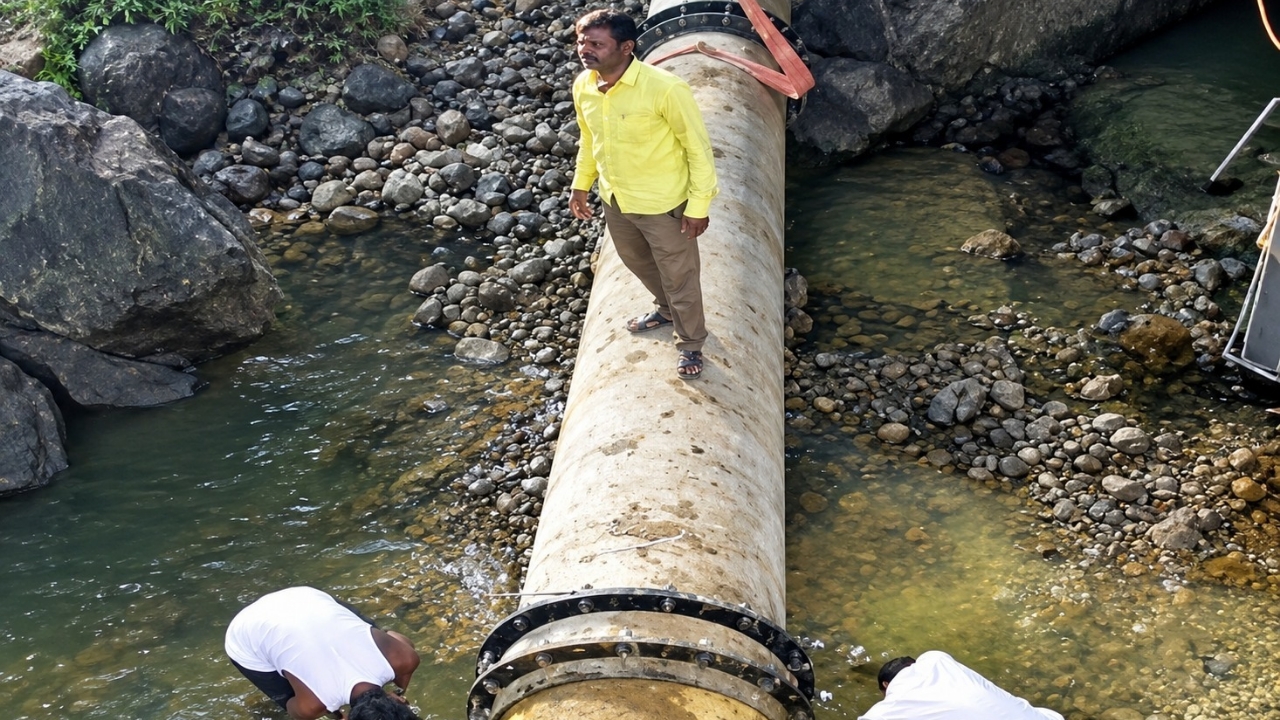 निर्माण कार्यों के बीच गंभीर की राइजिंग मेन लाइन में लीकेज, बिगड़ी जलप्रदाय की व्यवस्था निर्माण कार्यों के बीच गंभीर की राइजिंग मेन लाइन में लीकेज, बिगड़ी जलप्रदाय की व्यवस्था