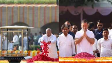 कांग्रेस ने महात्मा गांधी और शास्त्री जी को याद किया, राहुल बोले, “सत्य, अहिंसा और निर्भयता – यही बापू की सबसे बड़ी विरासत है” कांग्रेस ने महात्मा गांधी और शास्त्री जी को याद किया, राहुल बोले, “सत्य, अहिंसा और निर्भयता – यही बापू की सबसे बड़ी विरासत है”