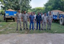 अवैध खनन व परिवहन पर ग्वालियर जिला प्रशासन का एक्शन, रेत-मुरम से भरे 9 वाहन ज़ब्त