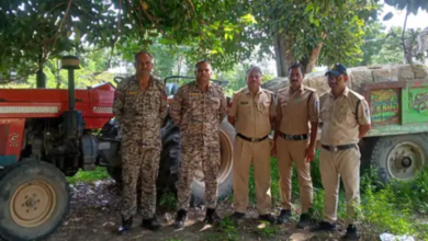 मुरैना में अवैध खनन पर पुलिस की बड़ी कार्रवाई: 7 लाख की पत्थर से भरी ट्रैक्टर-ट्रॉली जब्त, चालक वाहन छोड़कर फरार