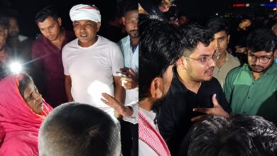 ट्रैक्टर और बाइक की टक्कर में युवक की मौत, 2 घायल, परिजनों ने किया चक्काजाम
