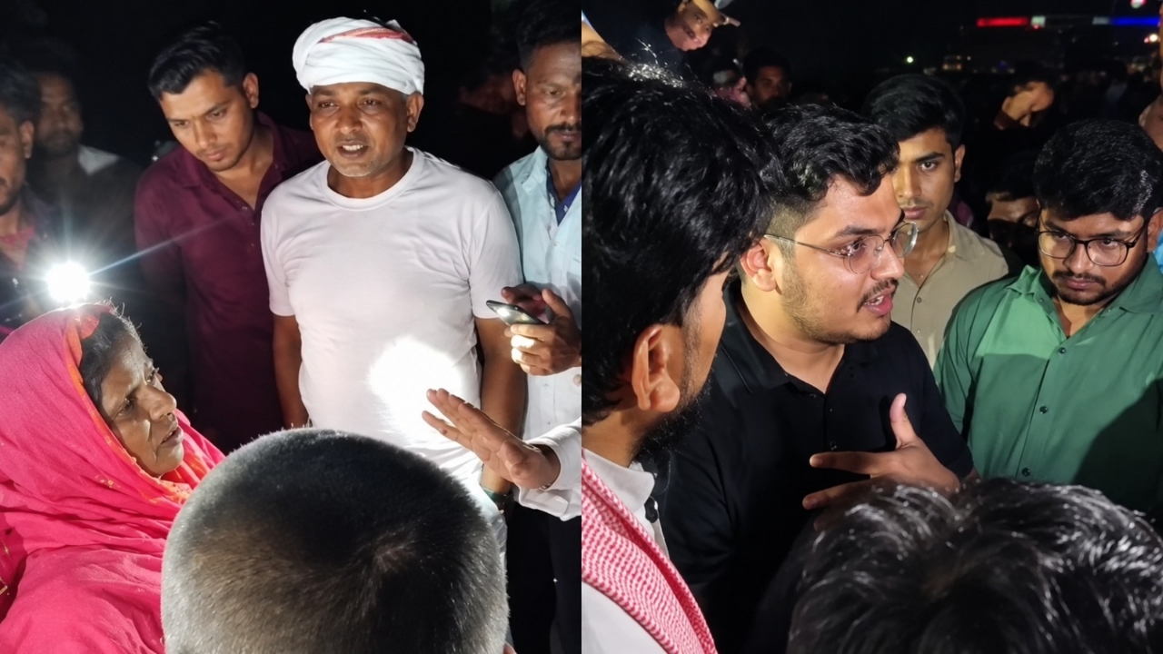 ट्रैक्टर और बाइक की टक्कर में युवक की मौत, 2 घायल, परिजनों ने किया चक्काजाम