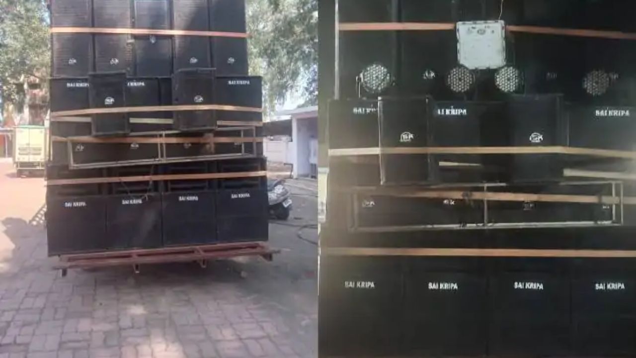 जबलपुर में नियम तोड़ने वाले डीजे संचालकों पर पुलिस की सख्ती, दो वाहन किए जब्त