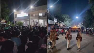 नर्मदापुरम में जुआ फड़ पर पुलिस की दबिश के बाद जुआरी की मौत, परिजनों ने घेरा थाना