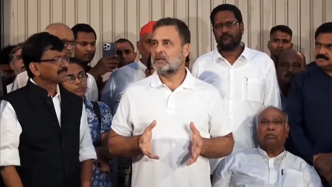 राहुल गांधी की हाई-टी पॉलिटिक्स, बोले- हम रुकने वाले नहीं हैं, हम End Goal तक जाएंगे, हम सब एक होकर खड़े हैं