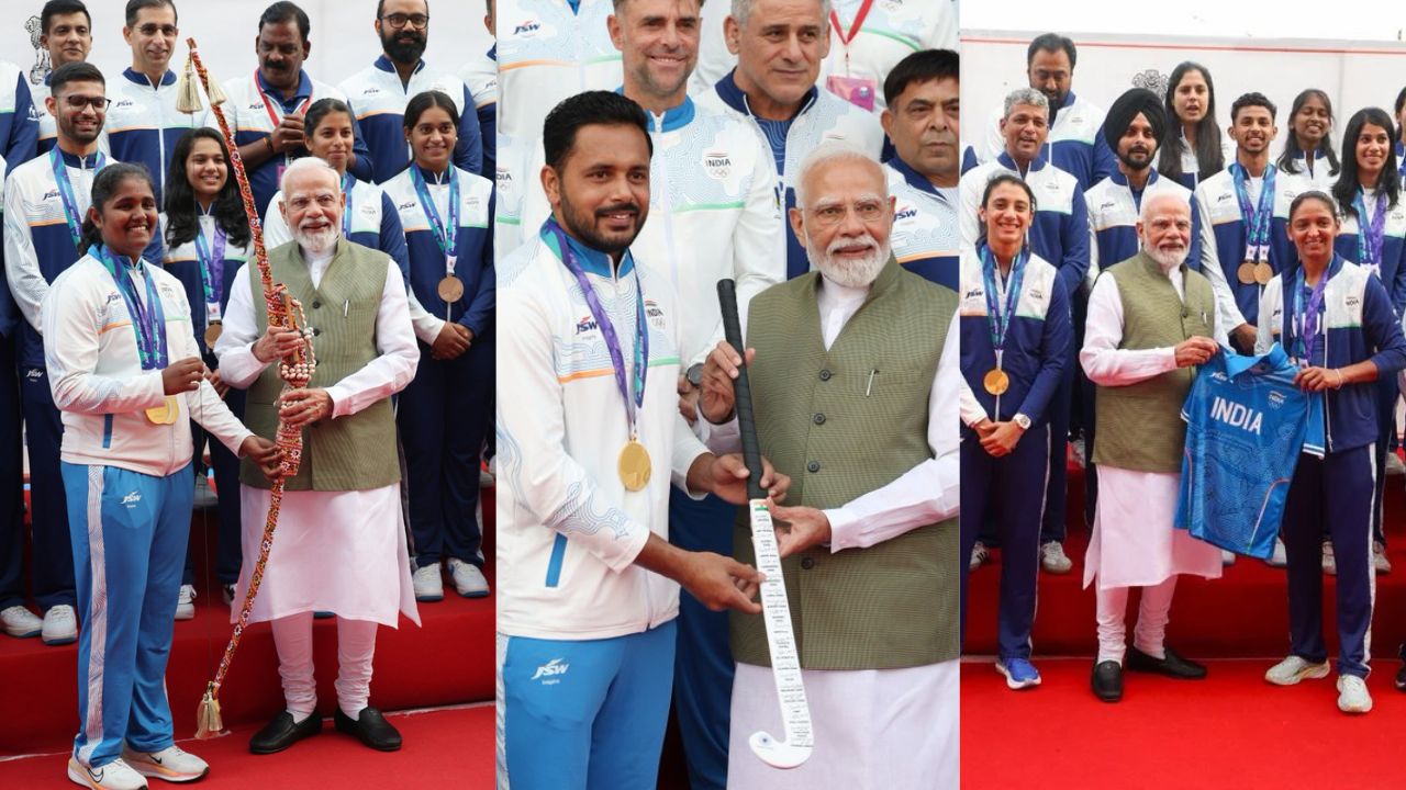 एशियन गेम पदक विजेता खिलाड़ियों से मिले PM Modi , बोले- “भारत ने जो 85 मेडल जीते ये संख्या नहीं, भारत की सशक्त तस्वीर है”