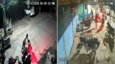 विदिशा में फोन पर बात करते कांस्टेबल की बाइक मोपेड से भिड़ी, महिला का पैर फ्रैक्चर